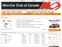 Tablet Screenshot of minicarclubofcanada.com